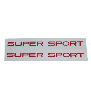Zndapp Super Sport Aufkleber Verkleidung Schriftzug Seitendeckel Rot