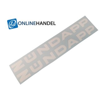 Zndapp GS MC KS 125 Tankaufkleber Schriftzug