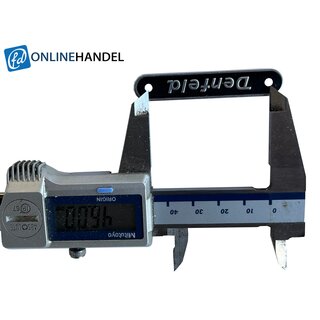 Zierleistenspange gekrpft Denfeld 46mm komplett