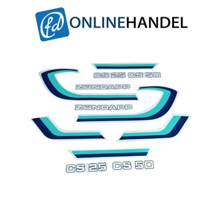 Zndapp CS 25 und CS 50 Zyp 448-141 Aufkleber Dekore Dekorebogen