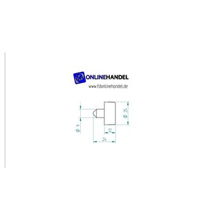 Zndapp Anschalggummi 25x12  fr Sitzbank