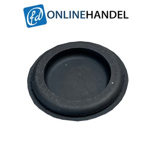 Zndapp Kettenkastengummi mit Logo SCHWARZ