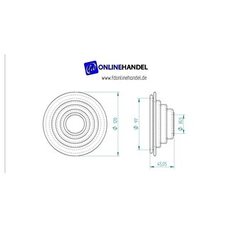 Deutz 05 - 06 Serie Traktor Lenks�ulenmanschette Manschette f�r Lenks�ule
