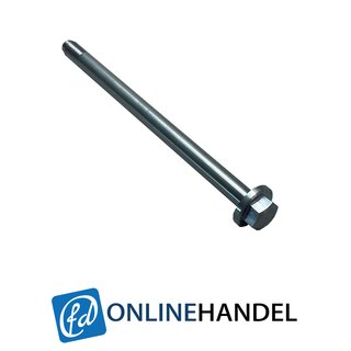 Z�ndapp Steckachse M12x185 mit Mutter aus 42crmo4 Stahl