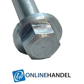 Z�ndapp Steckachse M12x185 mit Mutter aus 42crmo4 Stahl