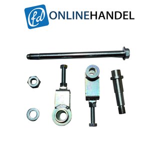 Z�ndapp KS GS MC 125 100 12er Steckachse hinten mit Haltebuchse und Kettenspanner kompl.  aus 42crmo4 Stahl