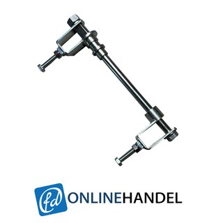 Z�ndapp KS GS MC 125 100 12er Steckachse hinten mit Haltebuchse und Kettenspanner kompl.  aus 42crmo4 Stahl