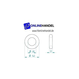 Deutz Vorderachse Federgummi f�r Achsschenkel