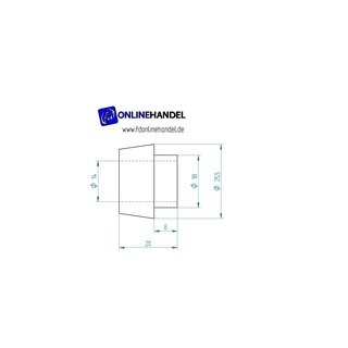 Zndapp Blinkerhaltegummi 530-16.120 KS 80 530 529