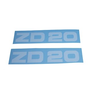 Zndapp ZD20 Aufkleber Verkleidung Schriftzug