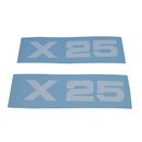 Zndapp X25 Aufkleber Verkleidung Schriftzug