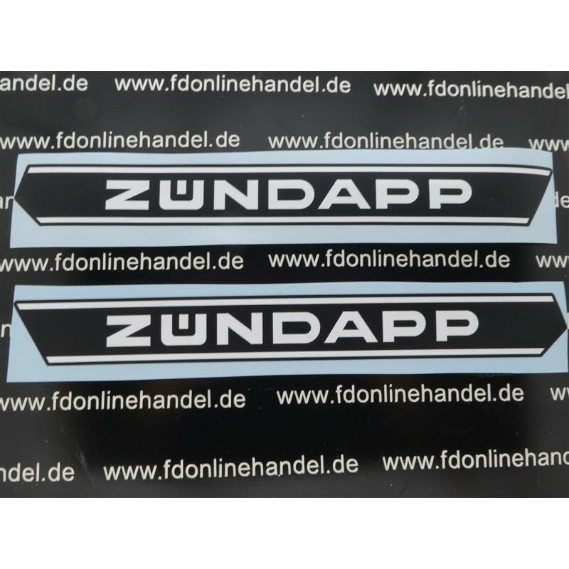 Zündapp Tank Schriftzug Aufkleber für ZD ZR ZS ZA ZX ZS ZL ZE A X