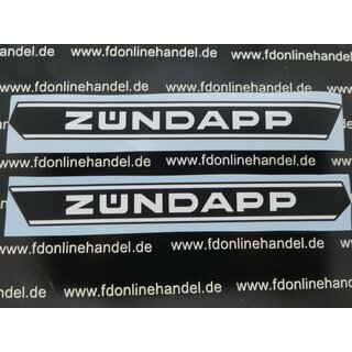 Zndapp Tank Schriftzug Aufkleber fr ZD ZR ZS ZA ZX ZS ZL ZE A X