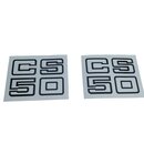 Zndapp CS 50 schwarz Aufkleber Verkleidung Schriftzug...