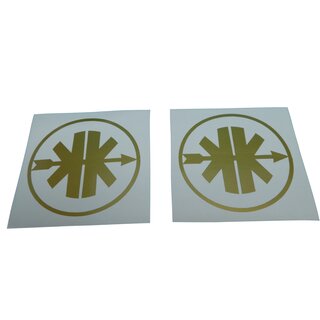 Kreidler LOGO Emblem Schriftzug Aufkleber Gold