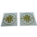 Kreidler LOGO Emblem Schriftzug Aufkleber Gold