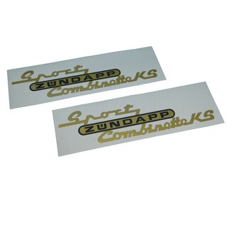 Zndapp Sport Combinette KS Aufkleber Tank Dekor Schriftzug