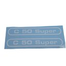Zndapp C 50 SUPER Aufkleber Heck Schriftzug Wei