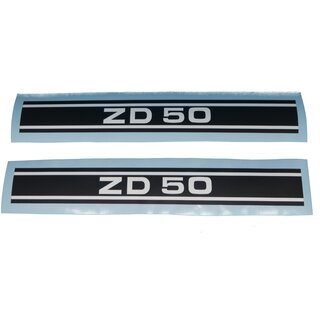 Zndapp ZD 50 Aufkleber Verkleidung Schriftzug Seitendeckel