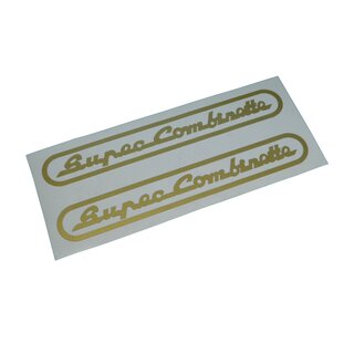 Zndapp Super Combinette Aufkleber Heck Schriftzug Gold