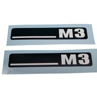 Hercules M3 Trittbrett Motorverkleidung Aufkleber Verkleidung Typenbezeichnung Sticker