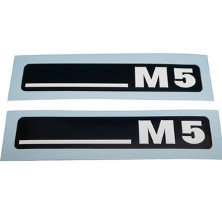 Hercules M5 Trittbrett Motorverkleidung Aufkleber Verkleidung Typenbezeichnung Sticker