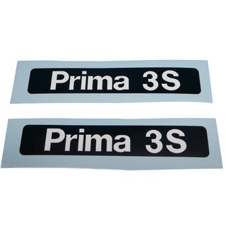 Hercules Prima 3S Trittbrett Motorverkleidung Aufkleber Verkleidung Typenbezeichnung Sticker