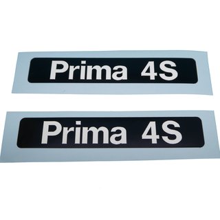 Hercules Prima 4S Trittbrett Motorverkleidung Aufkleber Verkleidung Typenbezeichnung Sticker