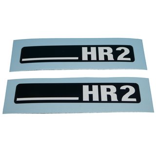 Hercules HR2 Trittbrett Motorverkleidung Aufkleber Verkleidung Typenbezeichnung Sticker