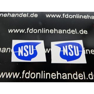 NSU Logo Tank Aufkleber Links+Rechts