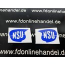NSU Logo Tank Aufkleber Links+Rechts
