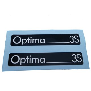 Hercules Optima 3S Trittbrett Motorverkleidung Aufkleber Verkleidung Typenbezeichnung Sticker