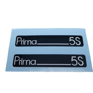 Hercules Prima 5S Trittbrett Motorverkleidung Aufkleber Verkleidung Typenbezeichnung Sticker