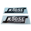 Hercules K50 SE Electronic Aufkleber Seitendeckel Dekor...