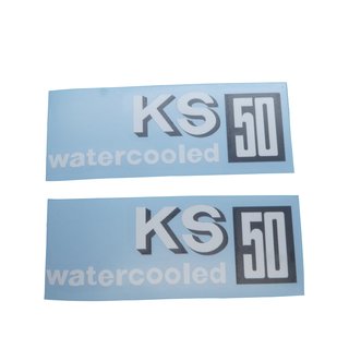 Zündapp KS 50 watercooled  Aufkleber Verkleidung Schriftzug Seitendeckel