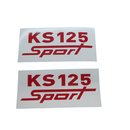 Zündapp KS 125 Sport Aufkleber Verkleidung Schriftzug...