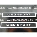 Zündapp C 50 Sport Aufkleber Verkleidung Schriftzug...