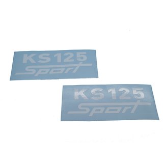 Zündapp KS 125 Sport Aufkleber Verkleidung Schriftzug Seitendeckel