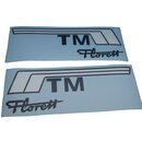 Kreidler Florett K54 TM Seitenaufkleber Set Schriftzug...