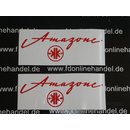 Kreidler Amazone+Logo Tank Schriftzug Aufkleber Sticker Rot