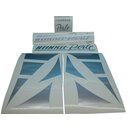 Heinkel Perle Dekorset Schriftzug Aufkleber SATZ Sticker...
