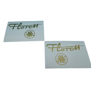 Kreidler Florett K54 OM Eiertank Tank Schriftzug Aufkleber GOLD