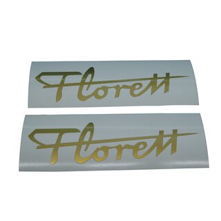 Kreidler Florett Schriftzug Aufkleber 120mm x 32mm GOLD