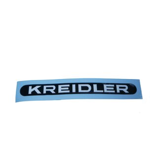 Kreidler Schriftzug Lampen Spoiler Aufkleber WEISS-SCHWARZ