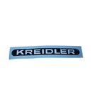 Kreidler Schriftzug Lampen Spoiler Aufkleber WEISS-SCHWARZ