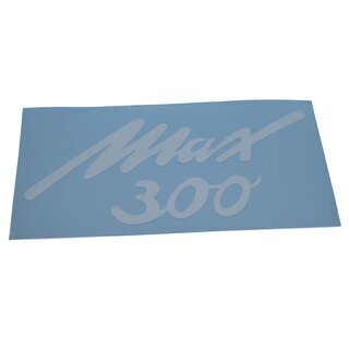NSU Max 300 Schriftzug Aufkleber Weiss