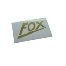 NSU FOX Schriftzug Aufkleber Gold