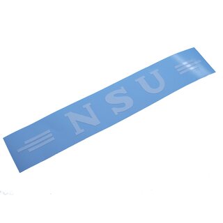 NSU Logo Schriftzug Oldtimer Aufkleber Weiss