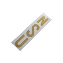 NSU Quickly NSU Schriftzug Aufkleber Gold