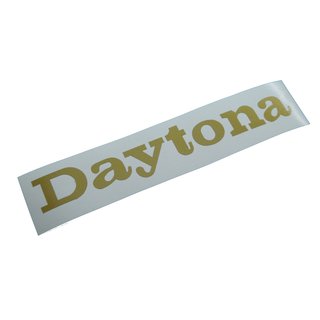 Triumph Daytona Schriftzug Aufkleber Sticker Gold